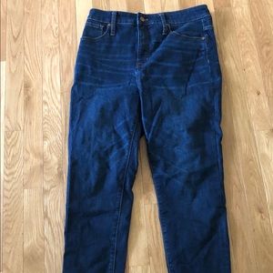 Madewell curvy high rise jeans